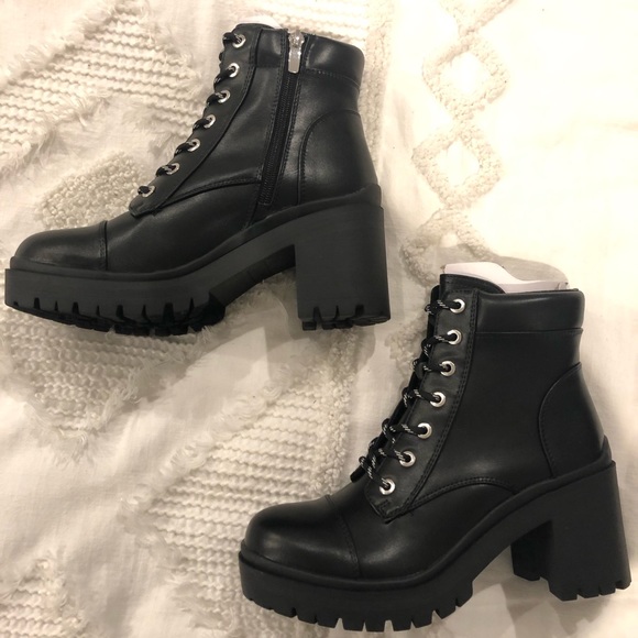 Nine west combat boots nwt size 7 - Picture 1 of 4